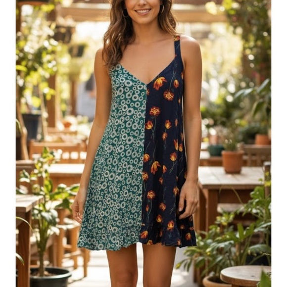 Free People Dresses & Skirts - Free People intimate Floral Patchwork Dress